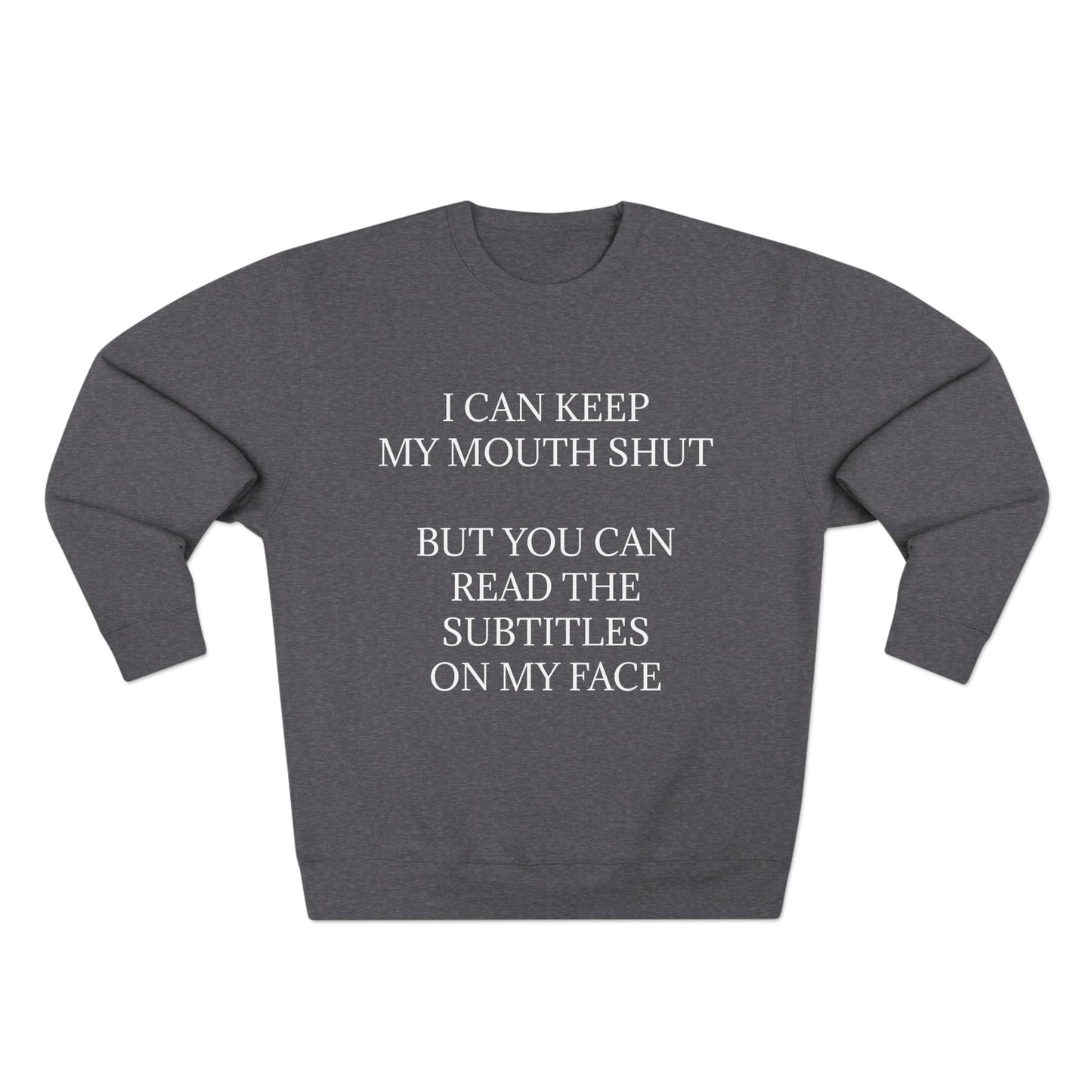 Subtitles Unisex Crewneck Sweatshirt