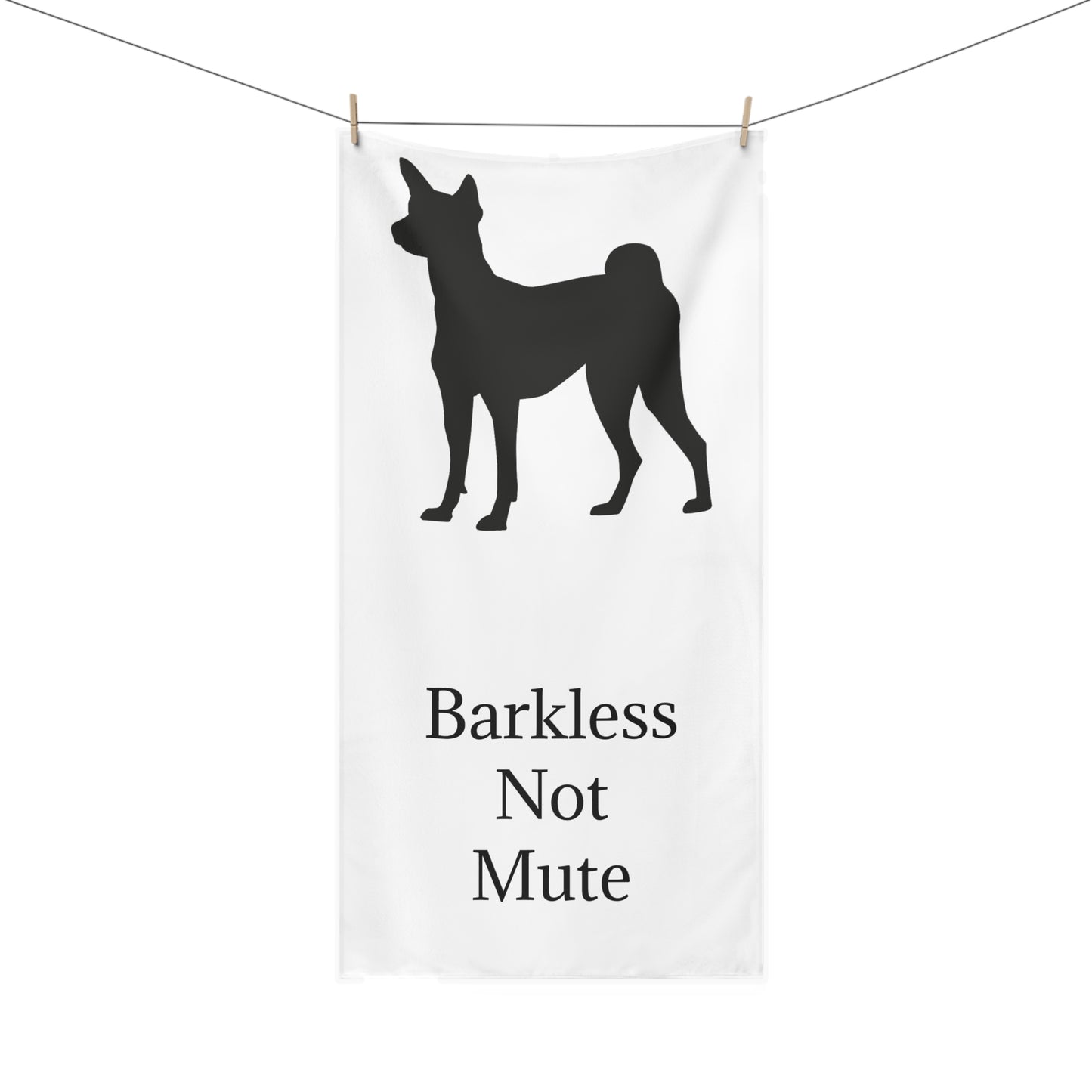 Barkless Not Mute Mink-Cotton  Beach Towel