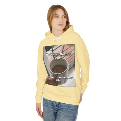 National Coffee Day Unisex Lightweight Hoodie