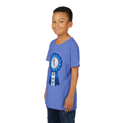 Show Ribbon Youth Unisex Short Sleeve Crewneck Tee