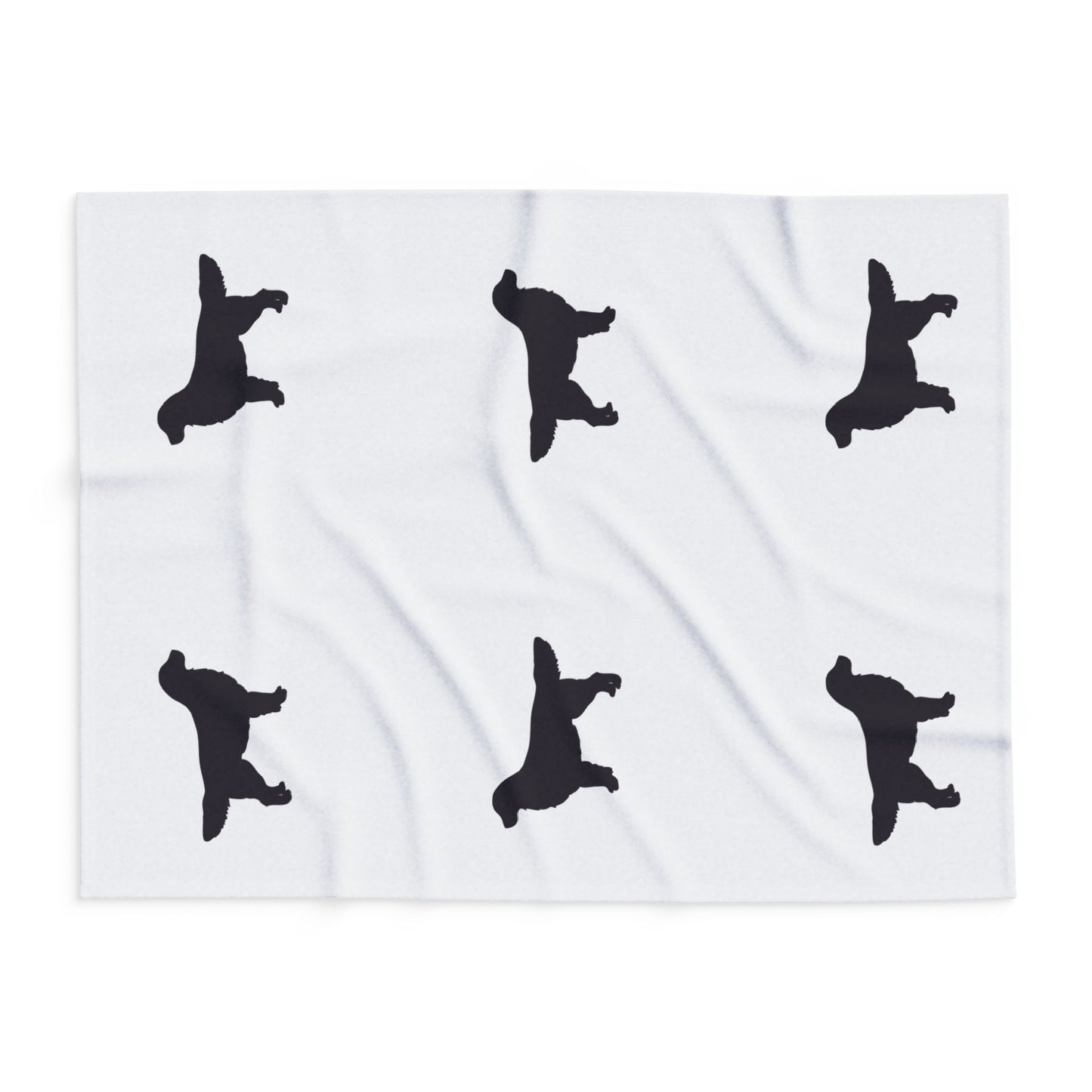 Golden Silhouette Arctic Fleece Blanket