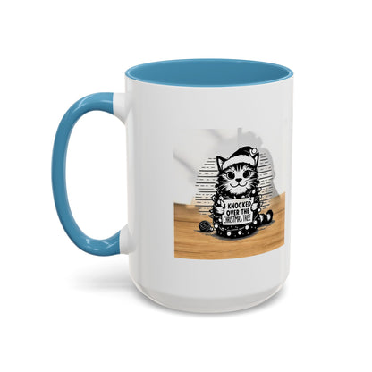 Naughty Cat 2-Tone Coffee Mug