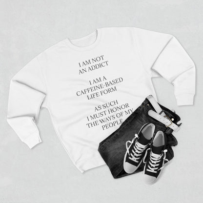 Not An Addict Unisex Crewneck Sweatshirt