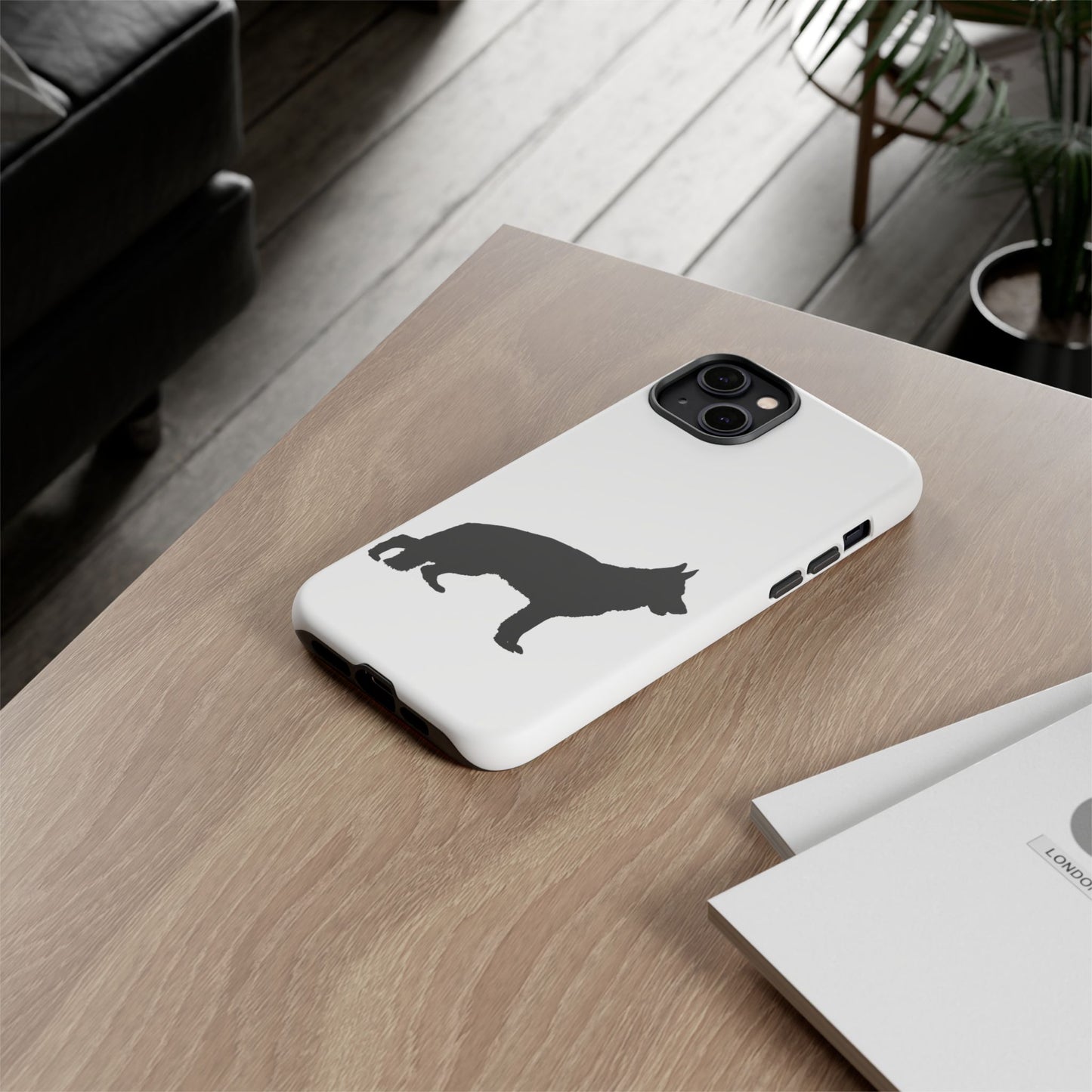 German Shepherd Silhouette iPhone Case