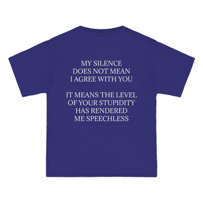 Speechless Men's Short-Sleeve Crewneck Tee