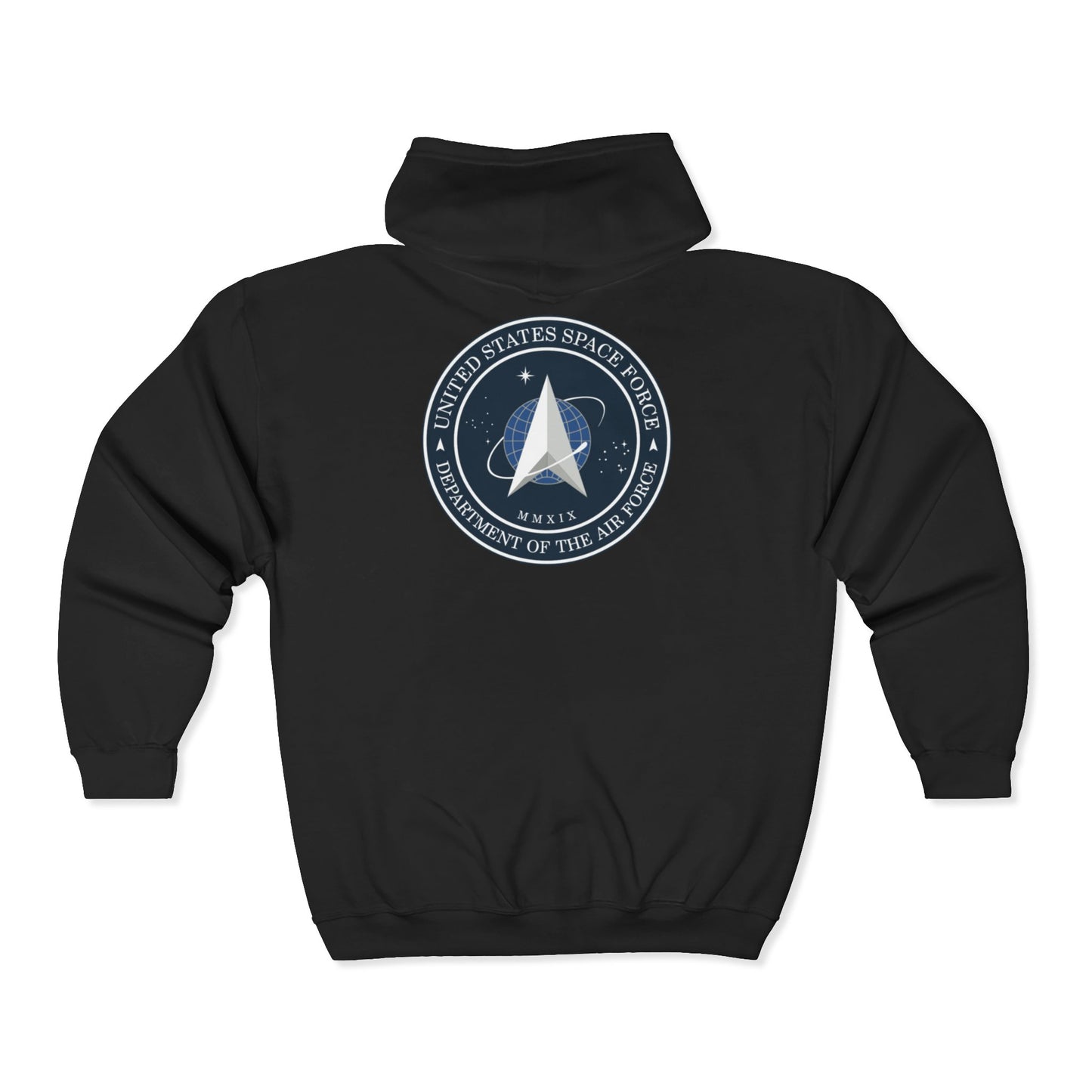 US Space Force Unisex Full Zip Hoodie