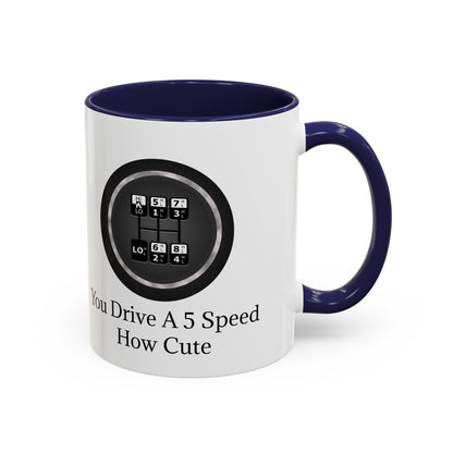 5 Speed How Cute 2-Tone Coffee Mug
