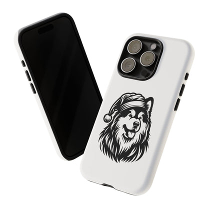 Santa Paws Malamute iPhone Case