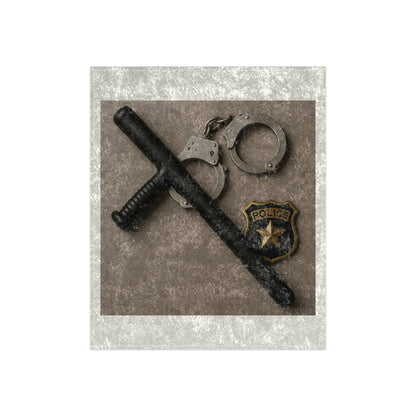 Law Enforcement Appreciation Crushed Velvet Blanket