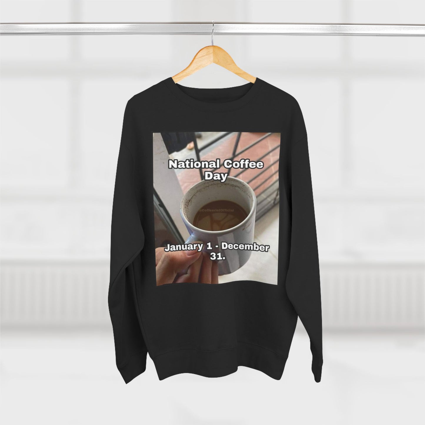 National Coffee Day Unisex Crewneck Sweatshirt