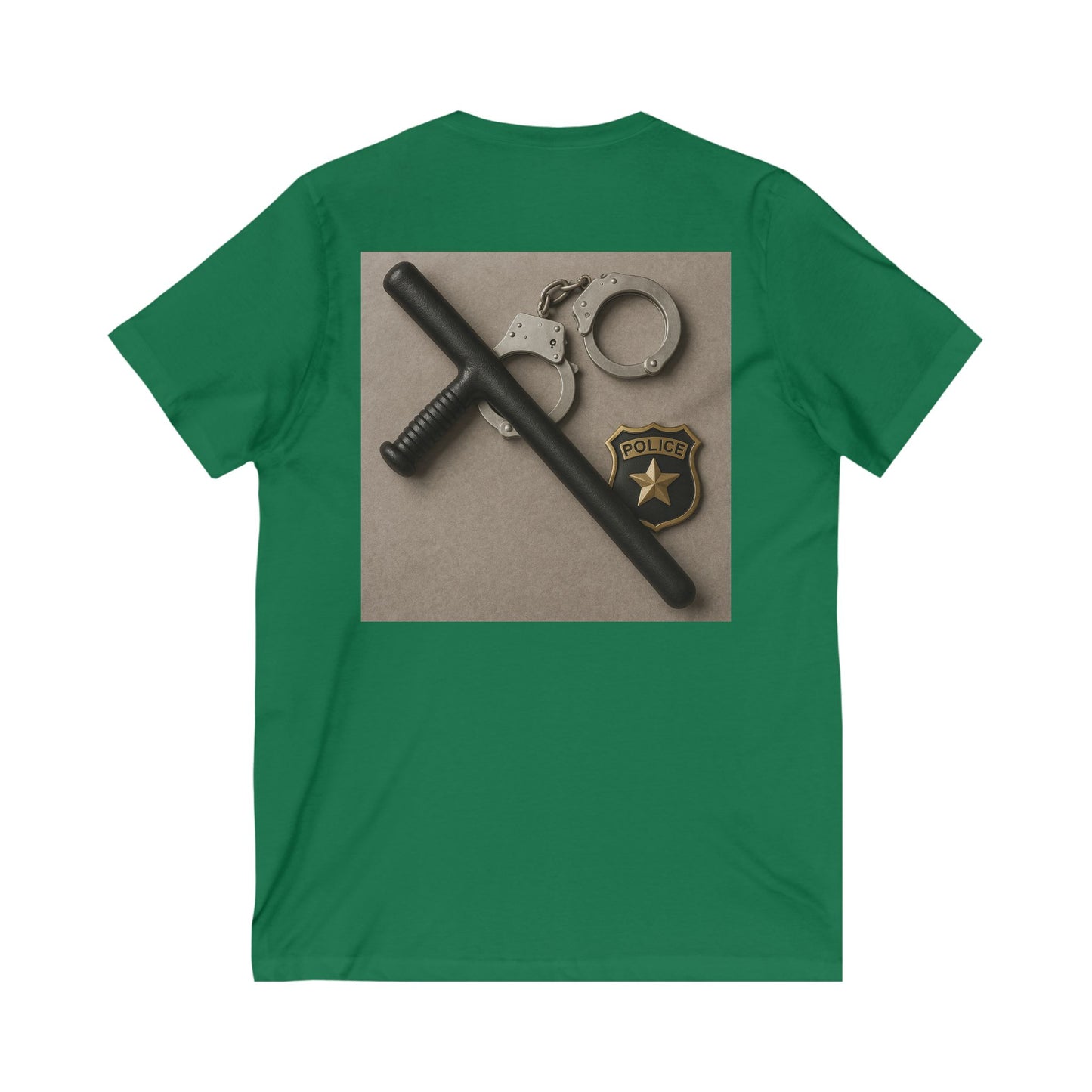 Law Enforcement Appreciation Unisex Short Sleeve V-Neck Tee