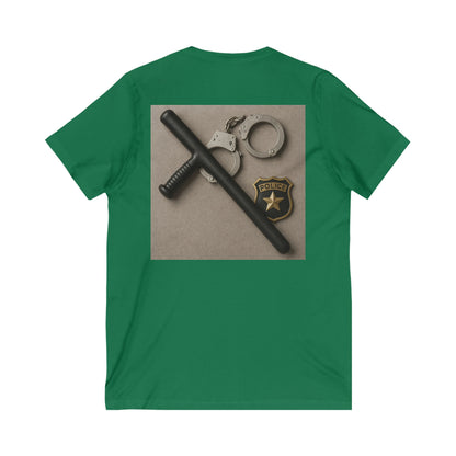 Law Enforcement Appreciation Unisex Short Sleeve V-Neck Tee