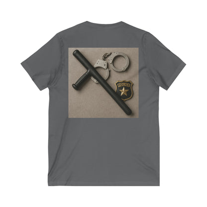 Law Enforcement Appreciation Unisex Short Sleeve V-Neck Tee