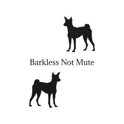 Barkless Not Mute Vinyl Decal