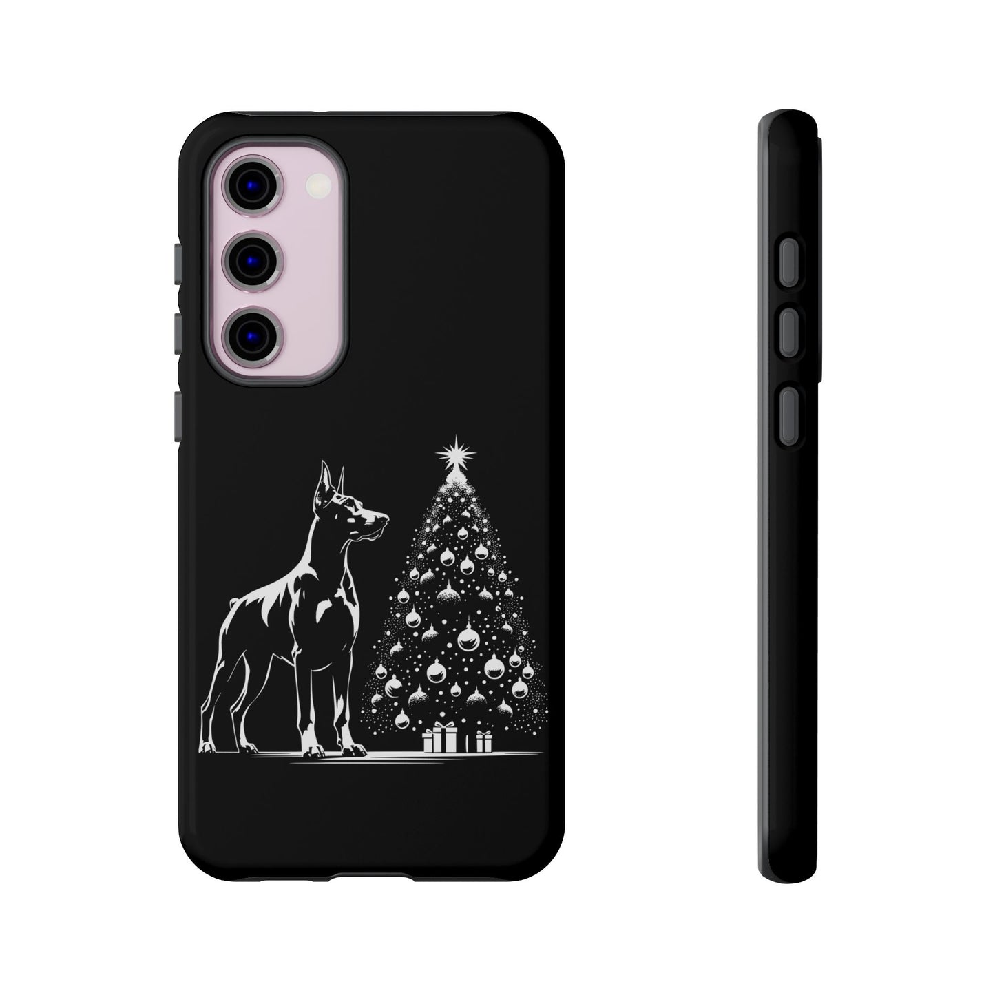 Doberman Christmas Tree Samsung Case