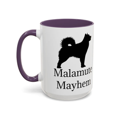 Malamute Mayhem 2-Tone Coffee Mug