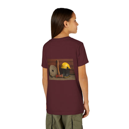 Fire/Rescue Appreciation Youth Unisex Short Sleeve Crewneck Tee