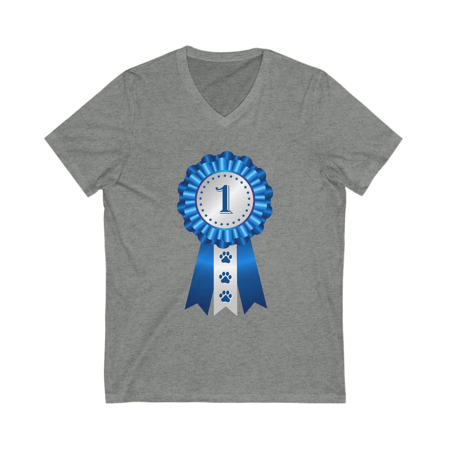 Show Ribbon Unisex Short Sleeve V-Neck Tee