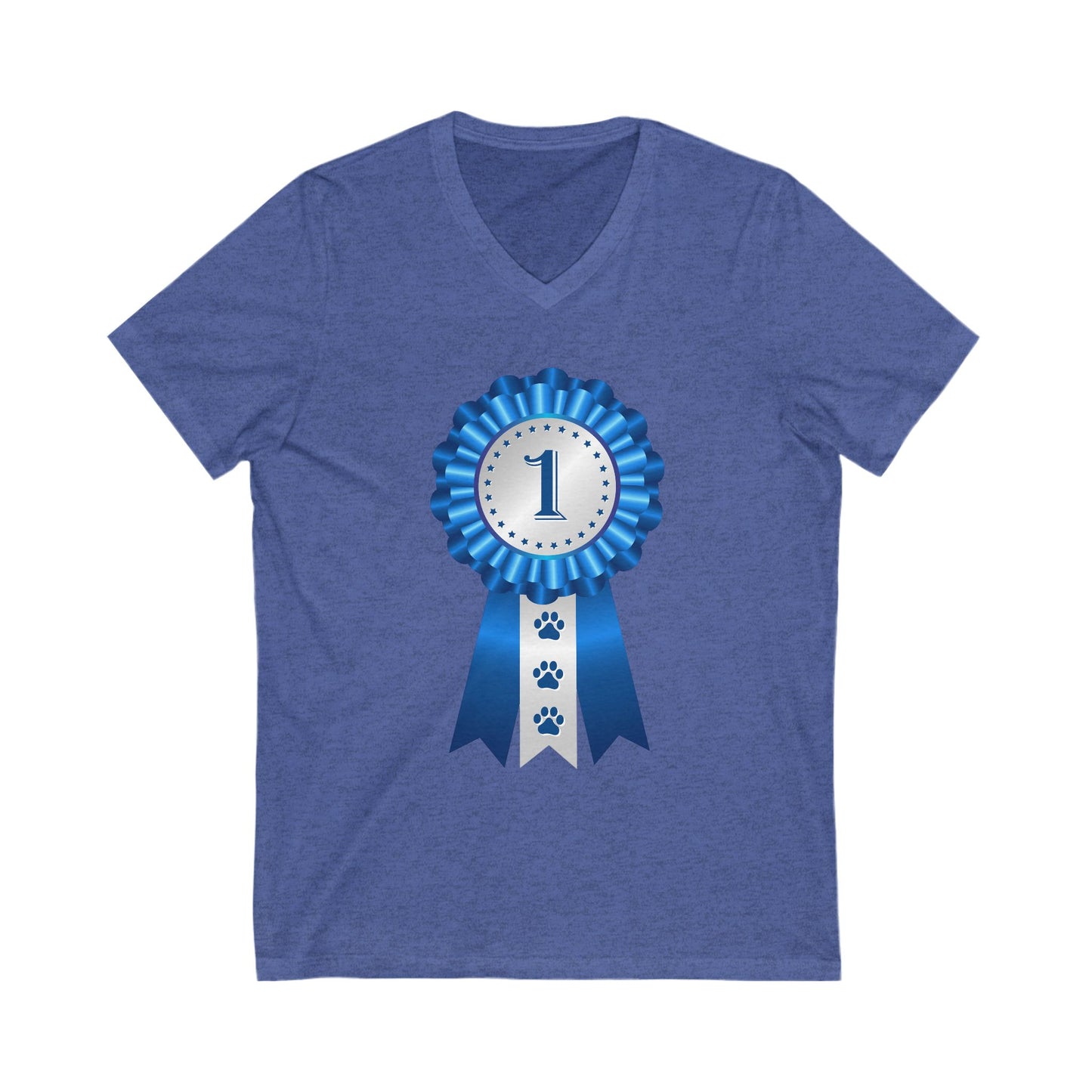 Show Ribbon Unisex Short Sleeve V-Neck Tee