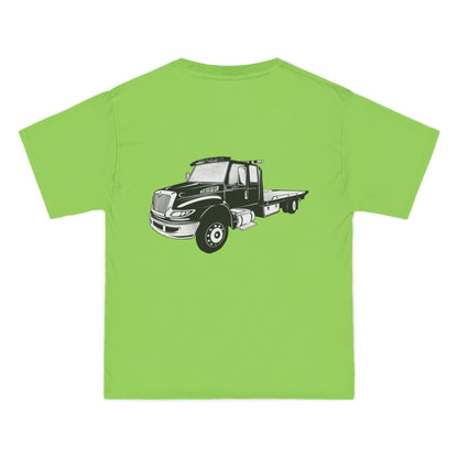 Flatbed Tow Truck Men's Short-Sleeve Crewneck Tee