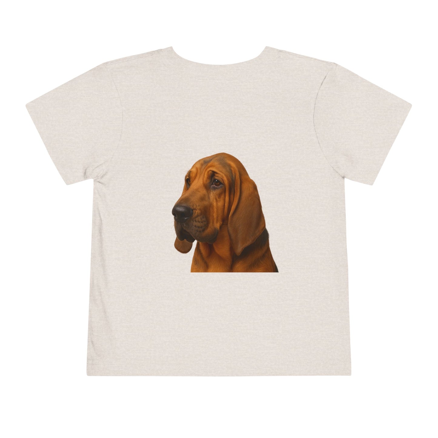 Bloodhound Head Toddler Unisex Short Sleeve Crewneck Tee
