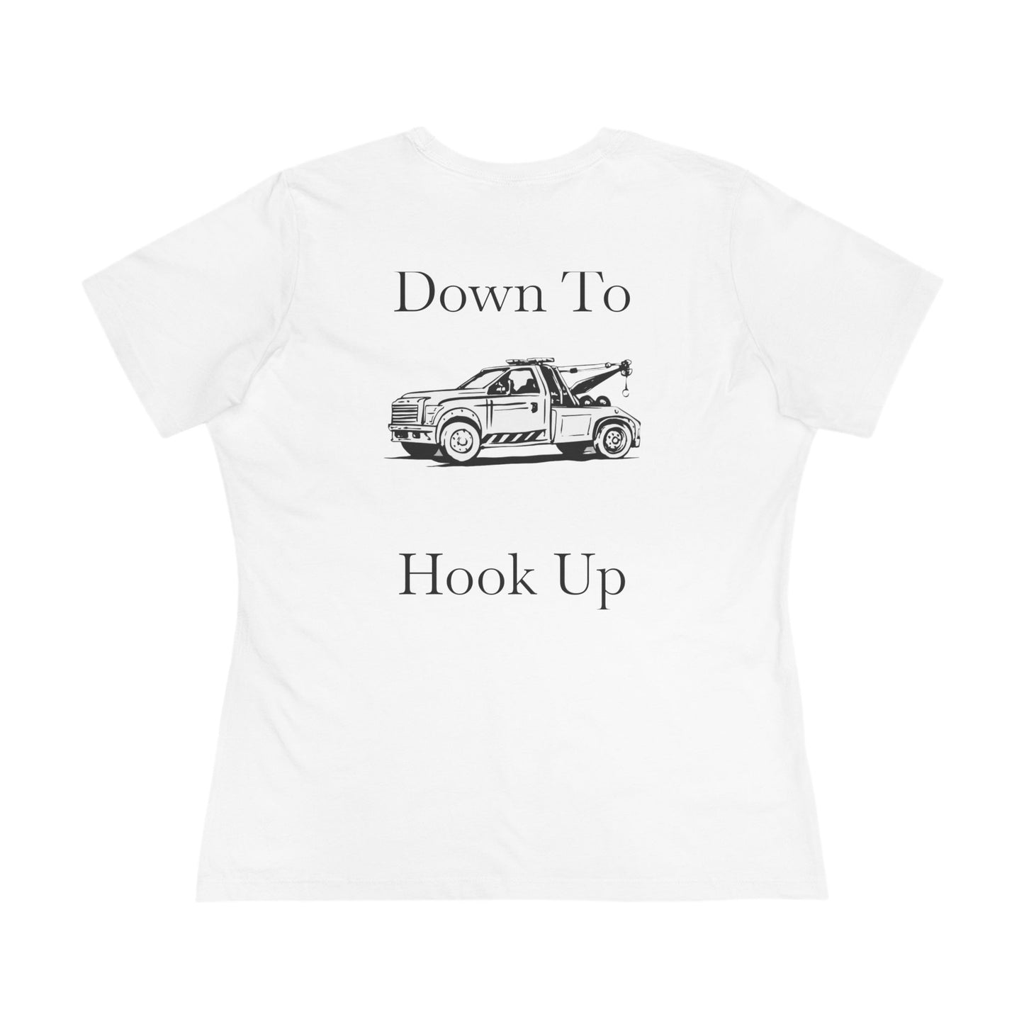 Down To Hook Up Women's Short Sleeve Crewneck Tee