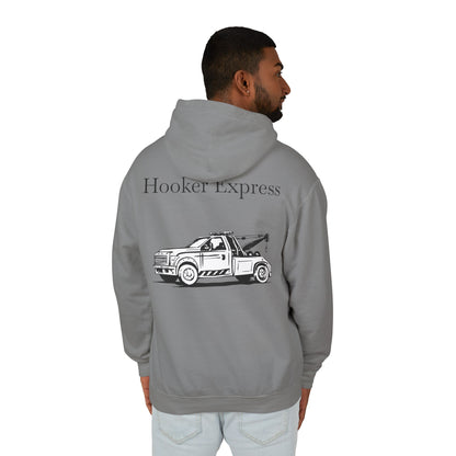 H**ker Express Wheel Lift Tow Truck Unisex Lightweight Hoodie