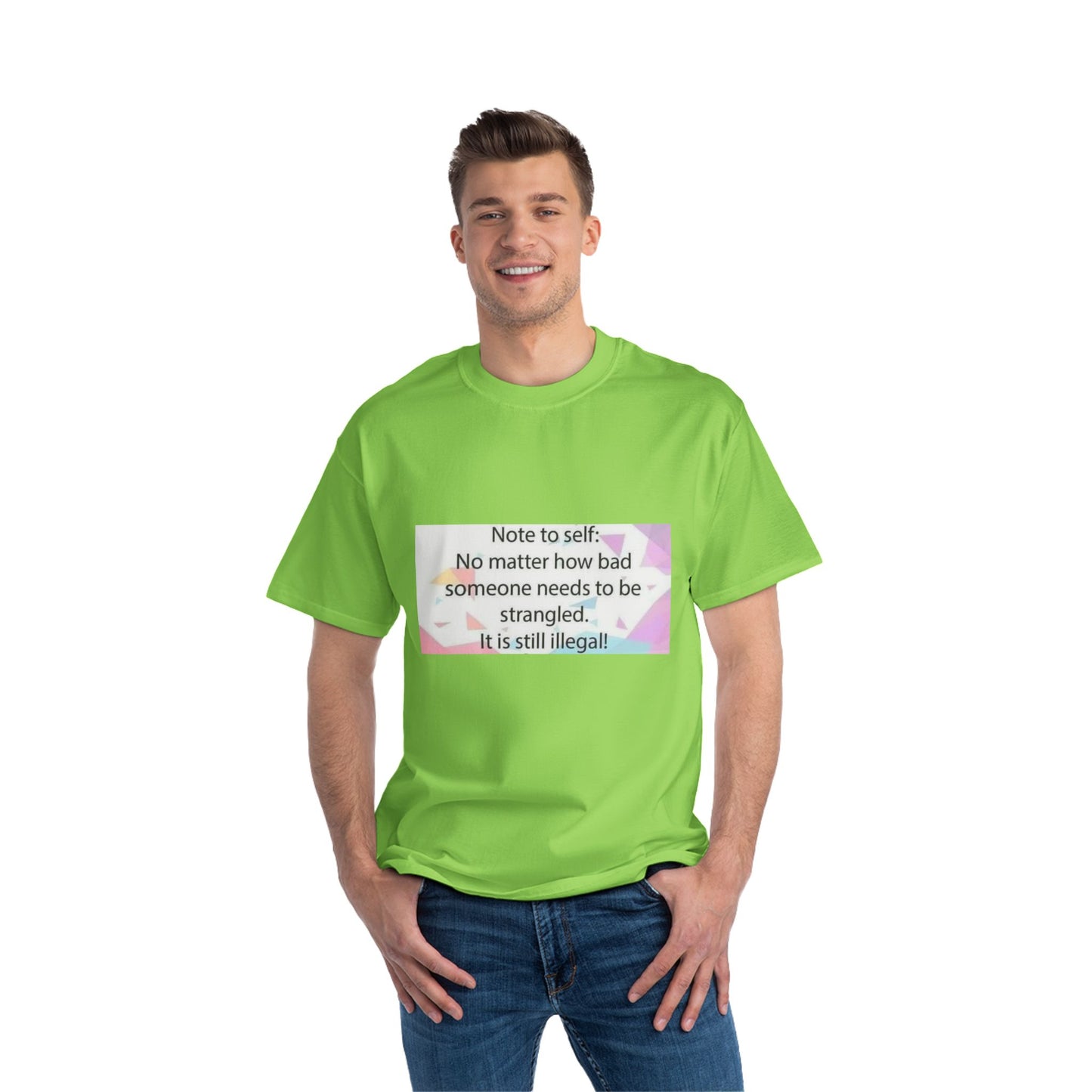 Note To Self Men's Short-Sleeve Crewneck Tee