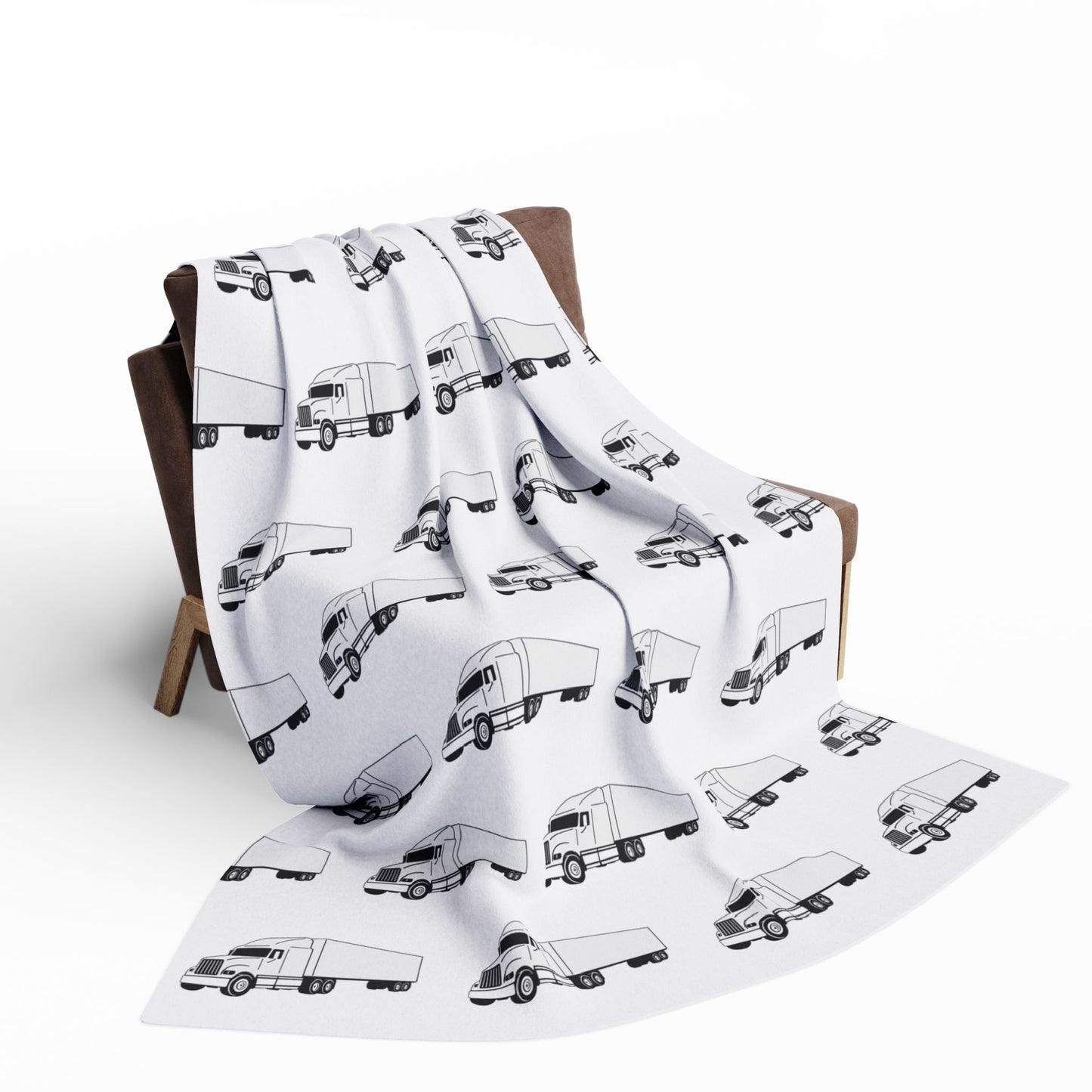 Semi Truck Arctic Fleece Blanket