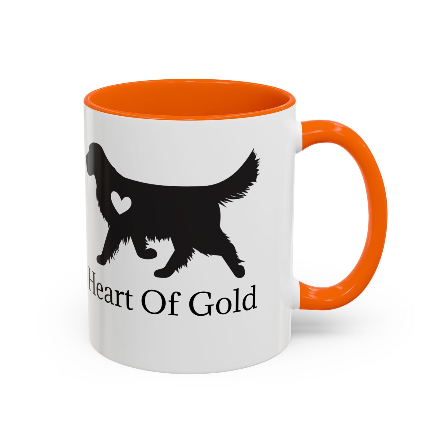 Heart Of Gold 2-Tone Coffee Mug