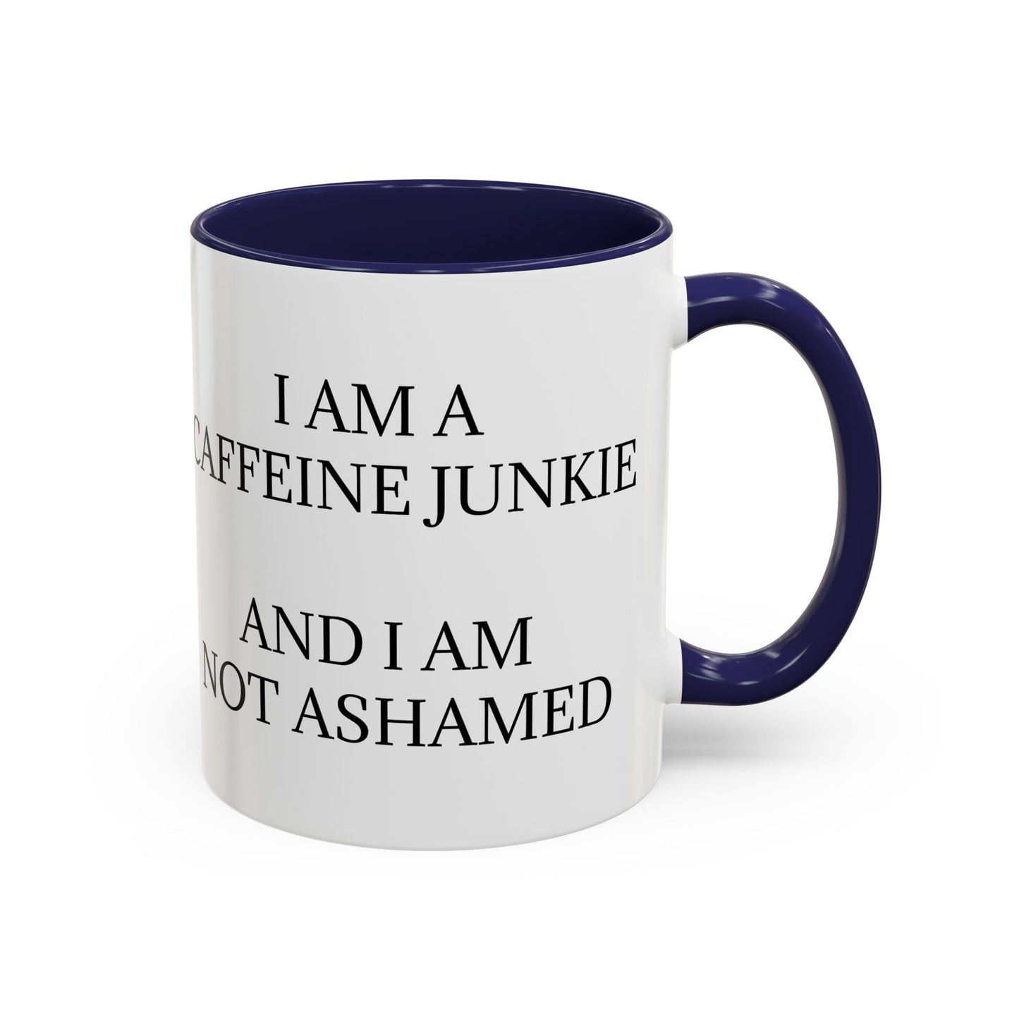 Caffeine Junkie 2-Tone Coffee Mug