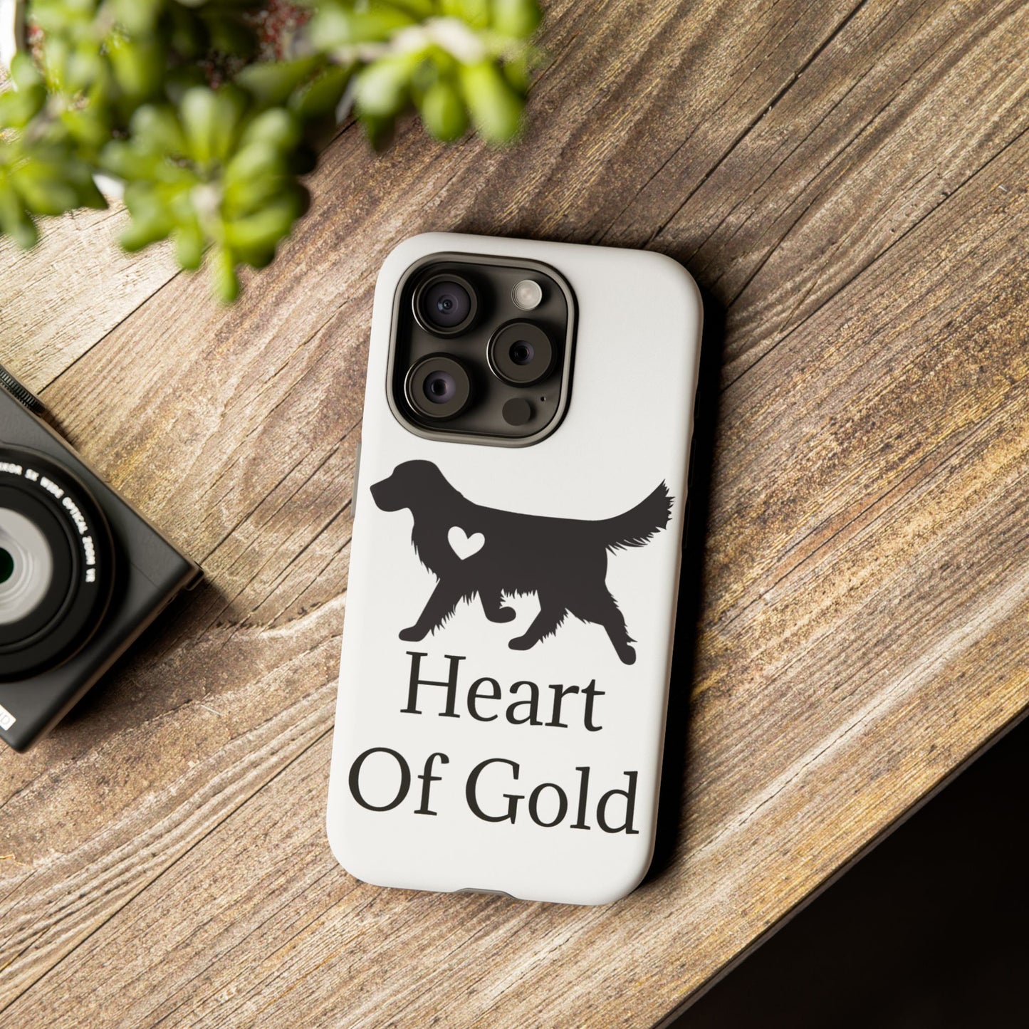 Heart Of Gold iPhone Case