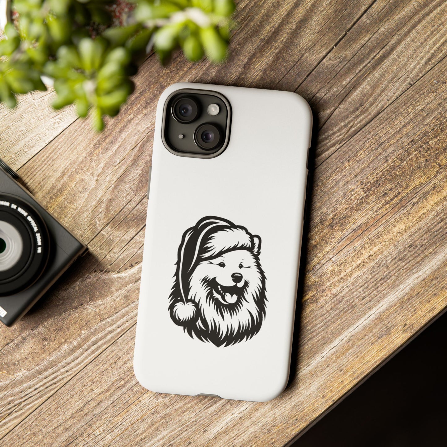 Santa Paws Samoyed iPhone Case