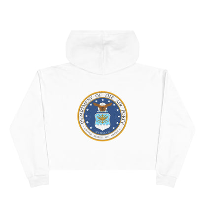 US Air Force Women's Crop Hoodie