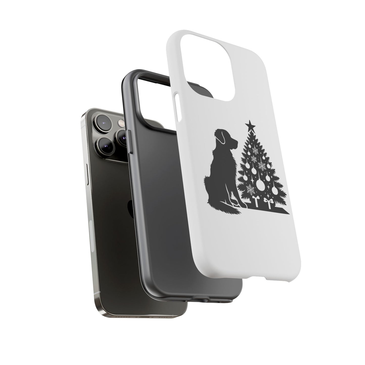 Golden Christmas Tree iPhone Case