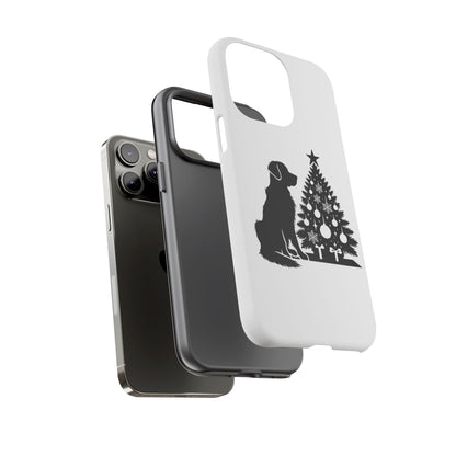 Golden Christmas Tree iPhone Case