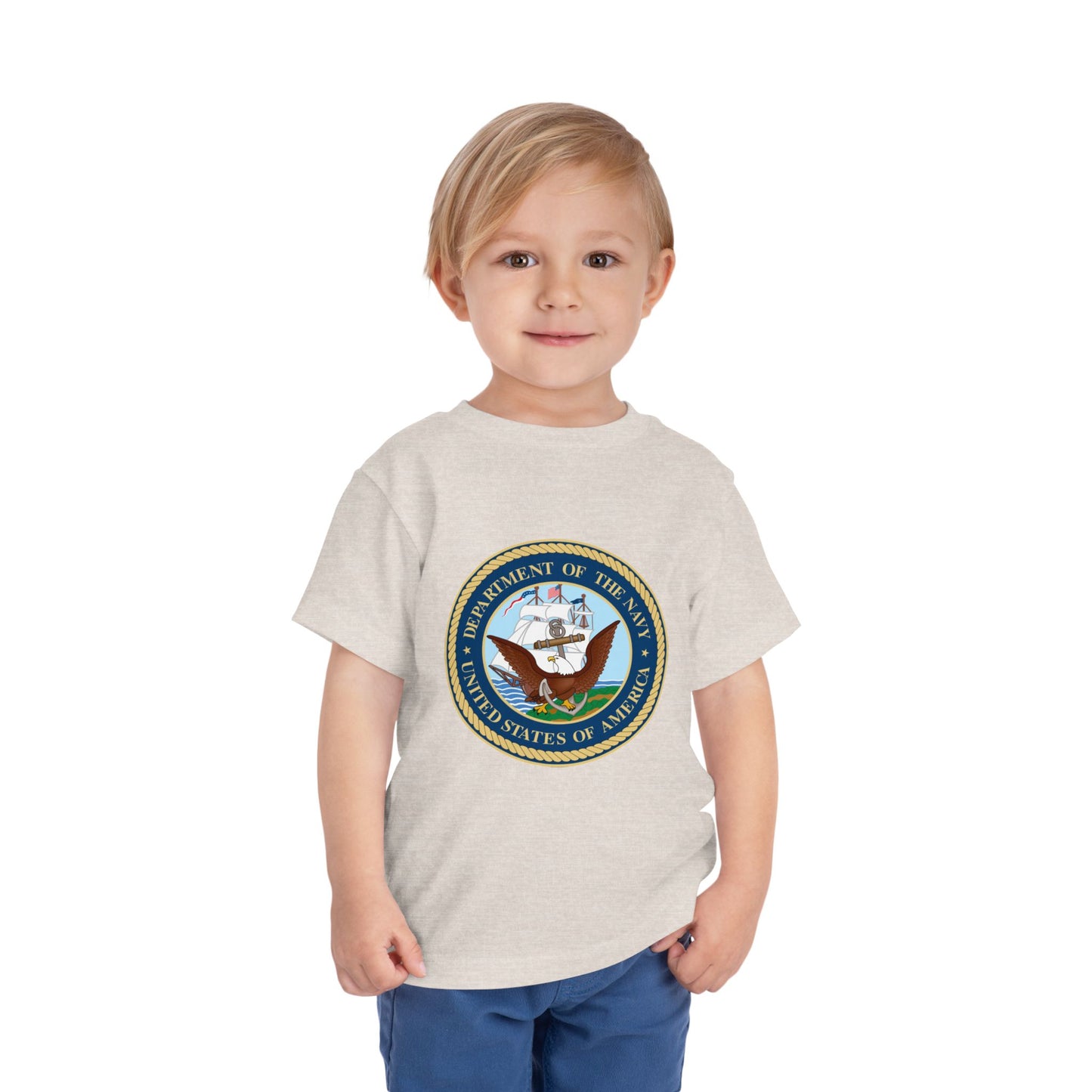 US Navy Toddler Unisex Short Sleeve Crewneck Tee