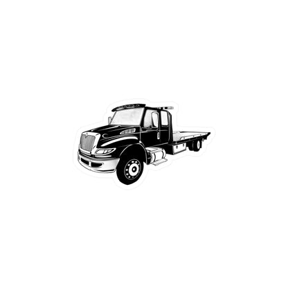 Flatbed Tow Truck Vinyl Decal
