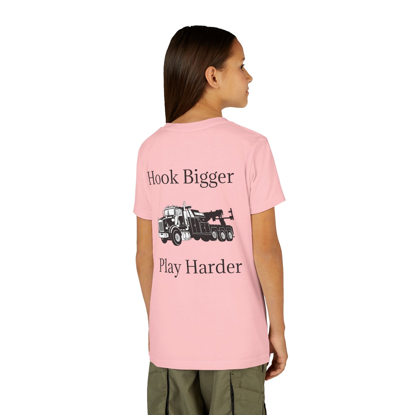 Hook Bigger Youth Unisex Short Sleeve Crewneck Tee