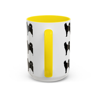 Malamute Silhouette 2-Tone Coffee Mug