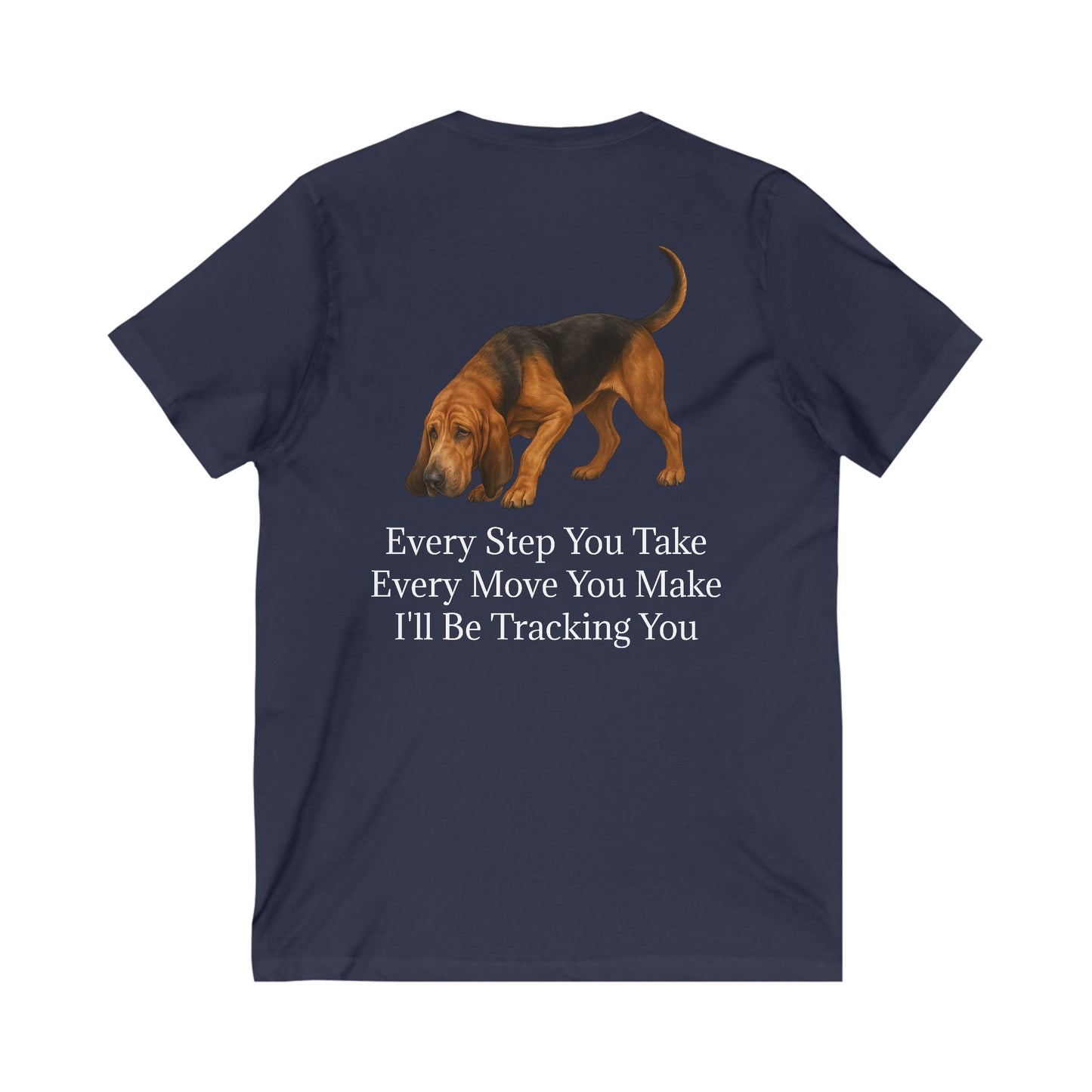 Tracking You Unisex Short Sleeve V-Neck Tee