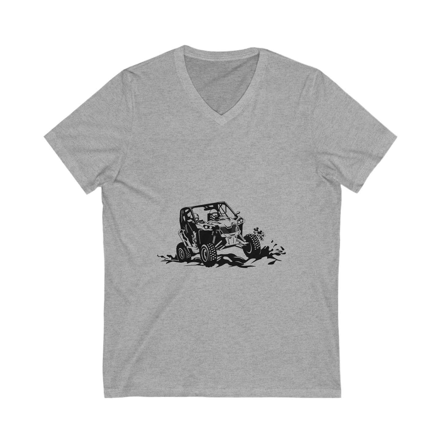 Slingin' Mud Side By Side Unisex Short Sleeve V-Neck Tee