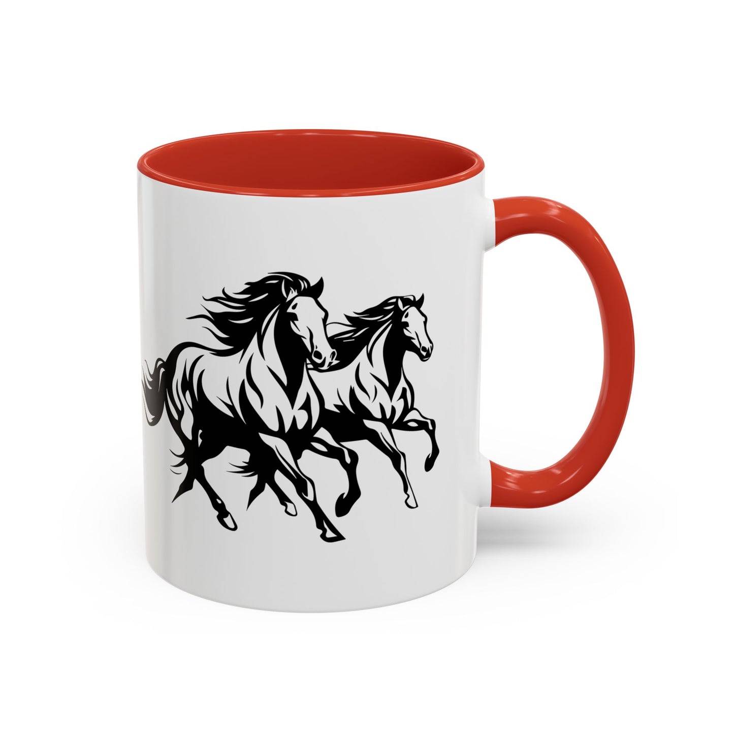 Horsin' Around 2-Tone Coffee Mug