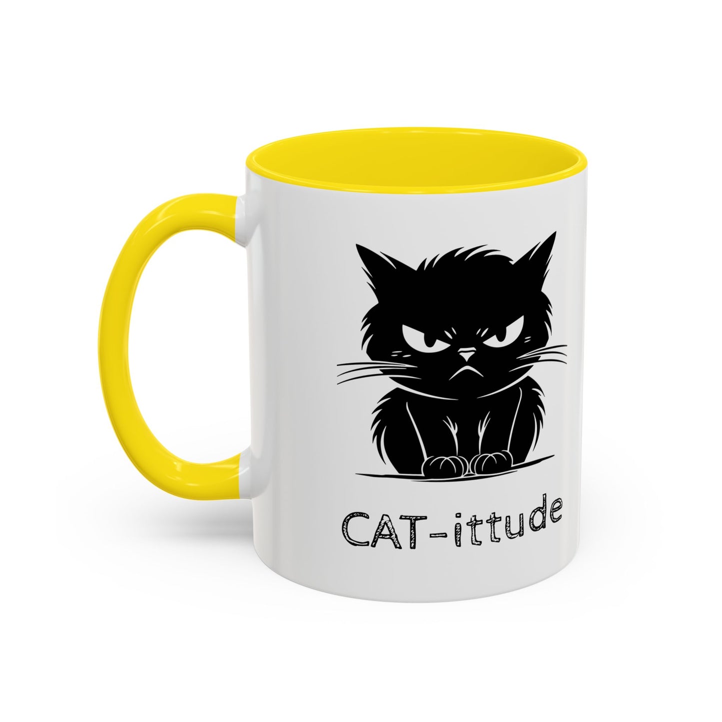 CAT-ittude 2-Tone Coffee Mug