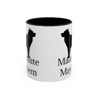 Malamute Mayhem 2-Tone Coffee Mug