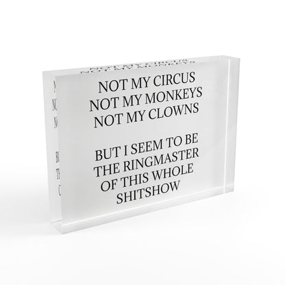 Ringmaster Acrylic Photo Block