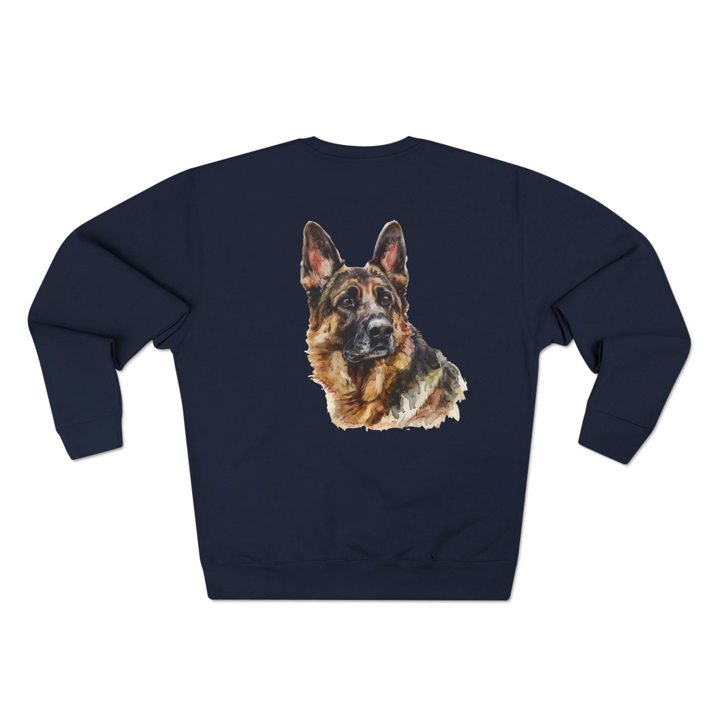 German Shepherd Head Unisex Crewneck Sweatshirt