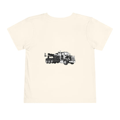 Heavy Tow Truck Toddler Unisex Short Sleeve Crewneck Tee
