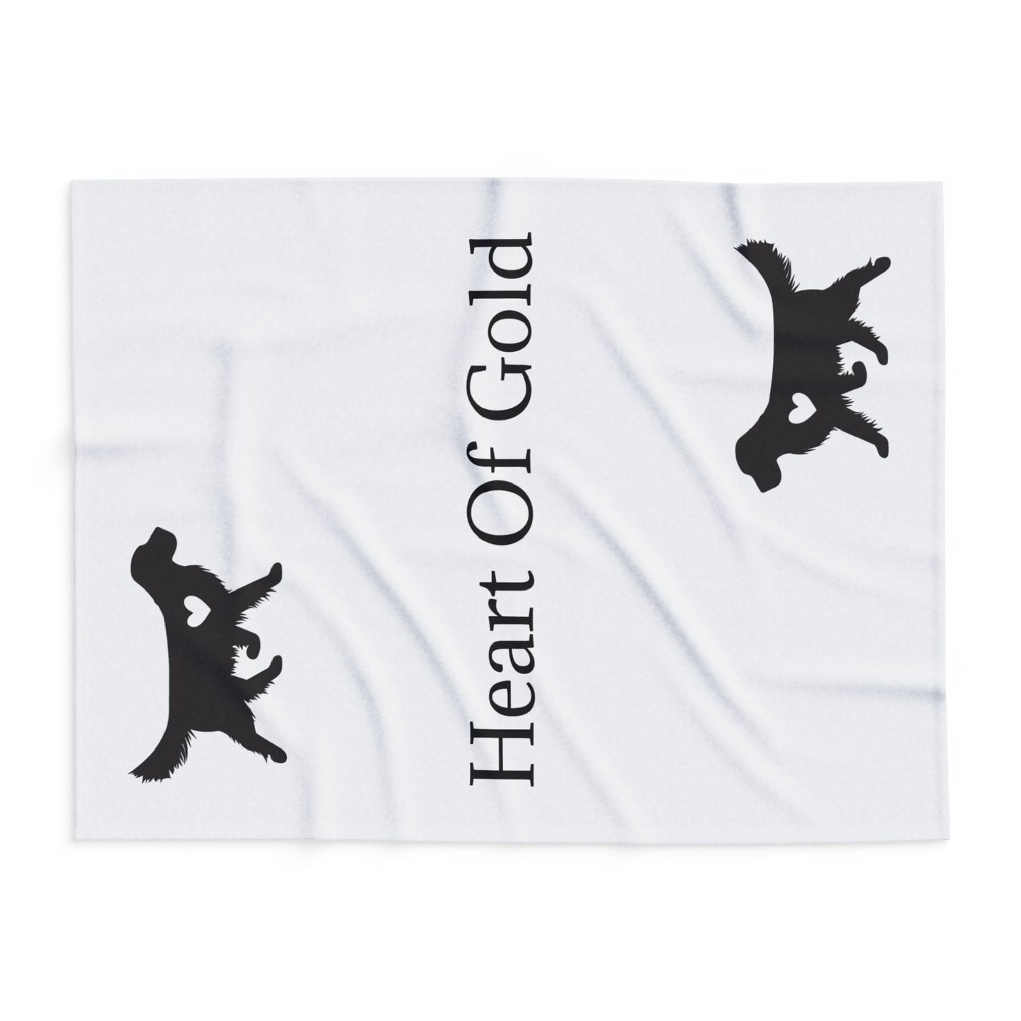 Heart Of Gold Arctic Fleece Blanket