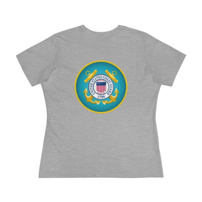 US Coast Guard Women's Short Sleeve Crewneck Tee